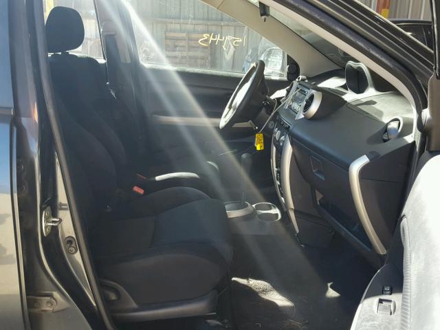 JTKKT624760147288 - 2006 TOYOTA SCION XA ნაცრისფერი ფოტო 5