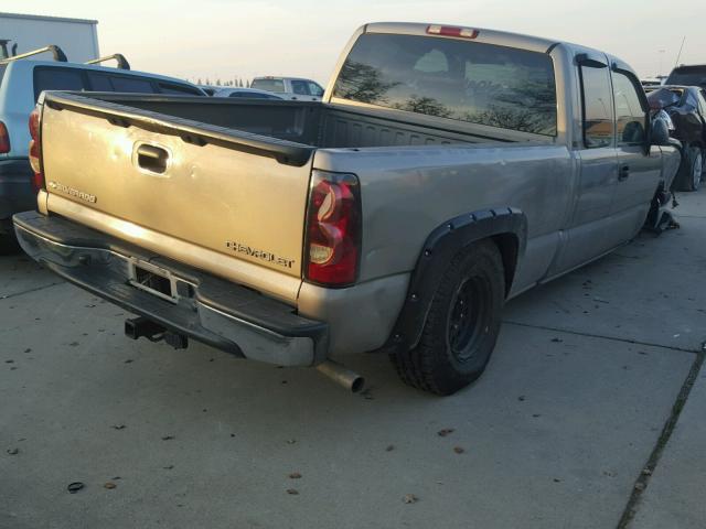 1GCEC19V24Z234837 - 2004 CHEVROLET SILVERADO BEIGE photo 4