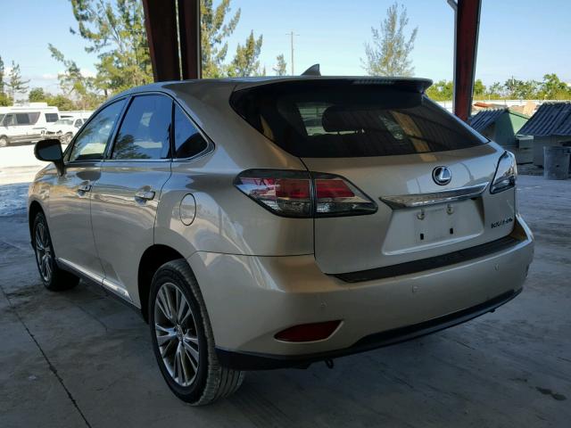 JTJZB1BA5E2414008 - 2014 LEXUS RX 450 WHITE photo 3