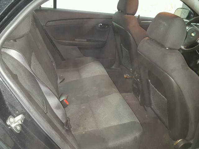 1G1ZC5E08CF161825 - 2012 CHEVROLET MALIBU 1LT შავი ფოტო 6