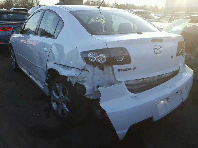 JM1BK324991209801 - 2009 MAZDA 3 S WHITE photo 3