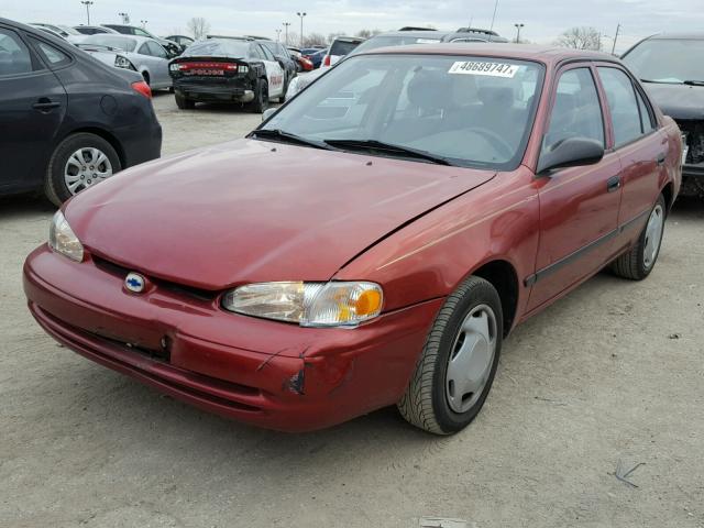 1Y1SK52832Z424513 - 2002 CHEVROLET GEO PRIZM 红色 照片 2