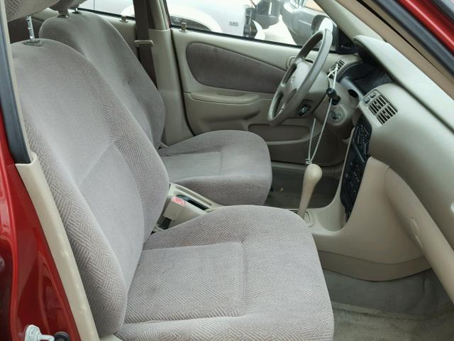 1Y1SK52832Z424513 - 2002 CHEVROLET GEO PRIZM 红色 照片 5