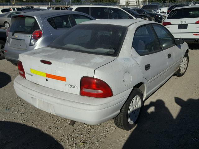 1B3ES47C9WD587776 - 1998 DODGE NEON HIGHL WHITE photo 4