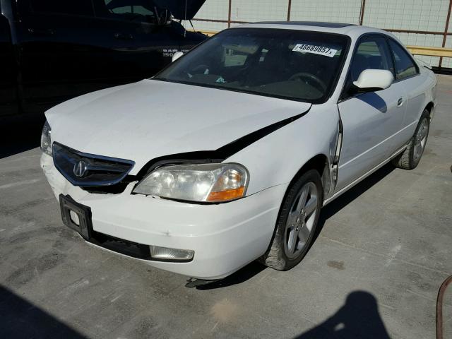 19UYA42661A003880 - 2001 ACURA 3.2CL TYPE WHITE photo 2