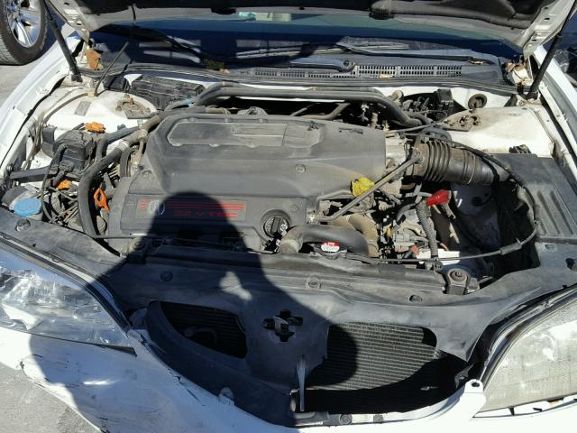 19UYA42661A003880 - 2001 ACURA 3.2CL TYPE WHITE photo 7