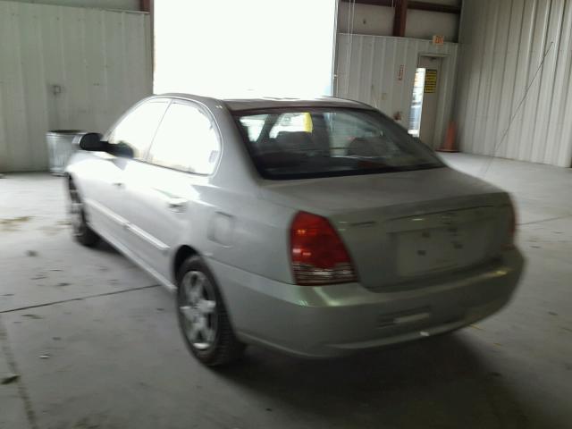 KMHDN46D34U874678 - 2004 HYUNDAI ELANTRA GL SILVER photo 3