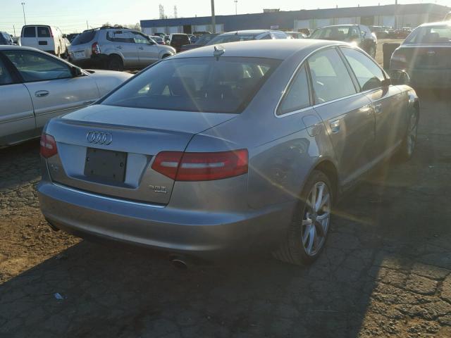 WAUSG74F99N044913 - 2009 AUDI A6 BLUE photo 4