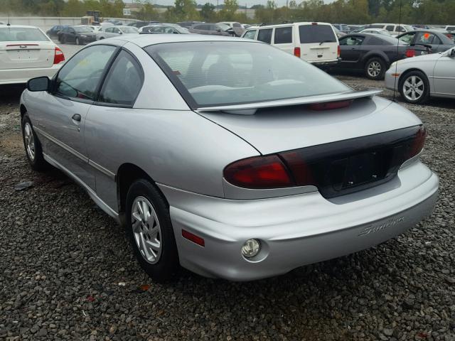 1G2JB124927343781 - 2002 PONTIAC SUNFIRE SE SILVER photo 3