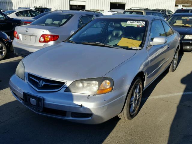 19UYA42623A013809 - 2003 ACURA 3.2CL TYPE SILVER photo 2