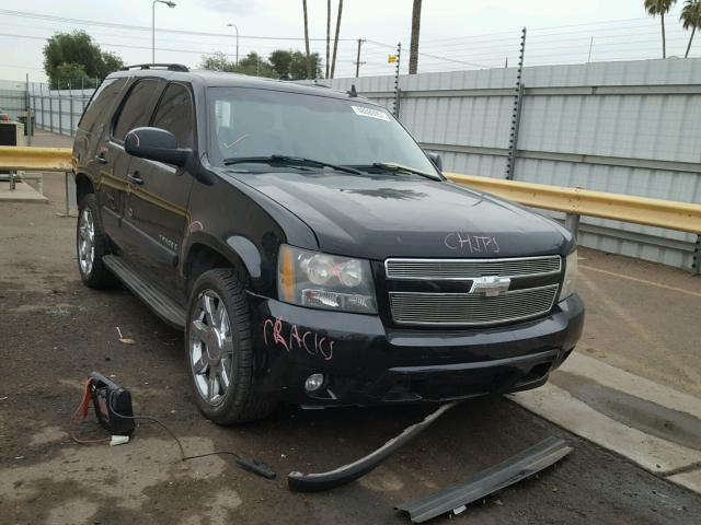 1GNFC13087R133637 - 2007 CHEVROLET TAHOE C150 BLACK photo 1