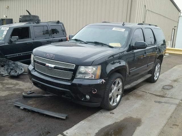 1GNFC13087R133637 - 2007 CHEVROLET TAHOE C150 BLACK photo 2