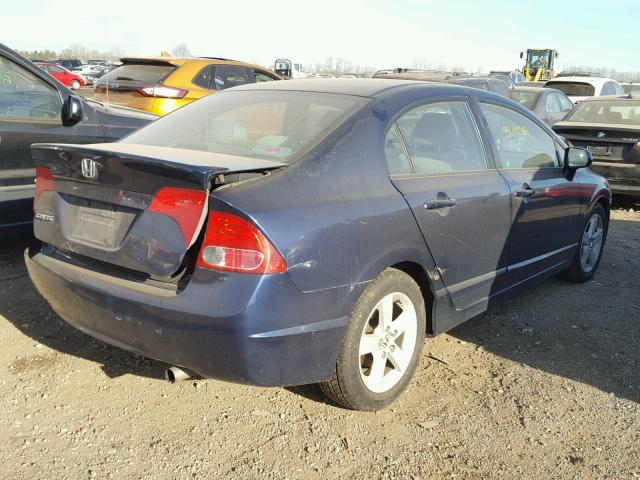1HGFA16836L016485 - 2006 HONDA CIVIC EX ლურჯი ფოტო 4