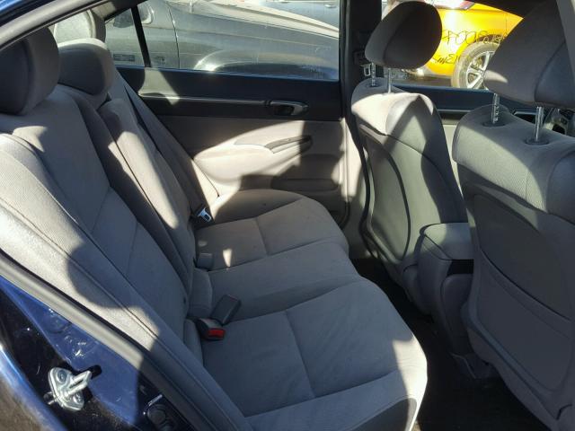 1HGFA16836L016485 - 2006 HONDA CIVIC EX ლურჯი ფოტო 6
