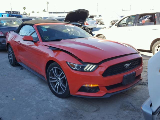 1FATP8UHXF5392896 - 2015 FORD MUSTANG ORANGE photo 1