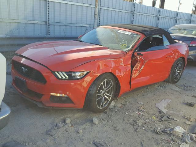 1FATP8UHXF5392896 - 2015 FORD MUSTANG ORANGE photo 2