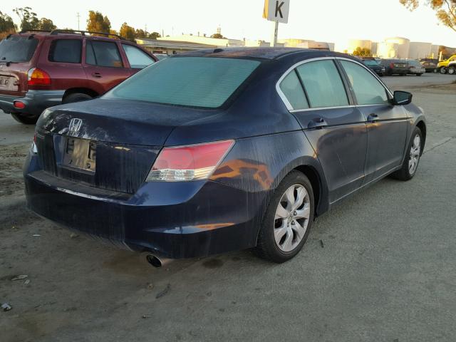 1HGCP2F8XAA131788 - 2010 HONDA ACCORD EXL BLUE photo 4