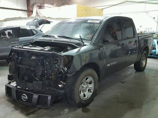 1N6BA07A06N520969 - 2006 NISSAN TITAN XE GRAY photo 2