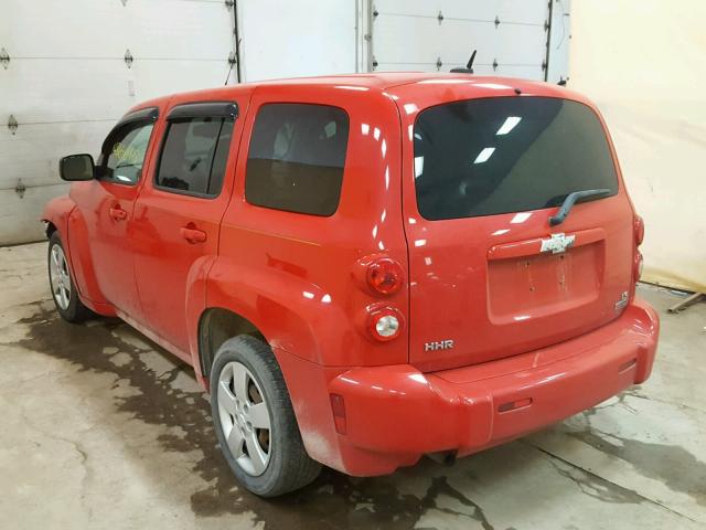 3GNCA13B79S602405 - 2009 CHEVROLET HHR LS Rojo foto 3