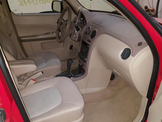 3GNCA13B79S602405 - 2009 CHEVROLET HHR LS Rojo foto 5