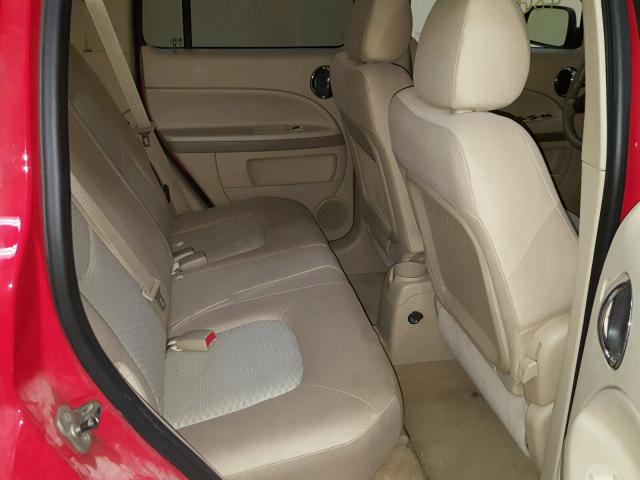 3GNCA13B79S602405 - 2009 CHEVROLET HHR LS Rojo foto 6