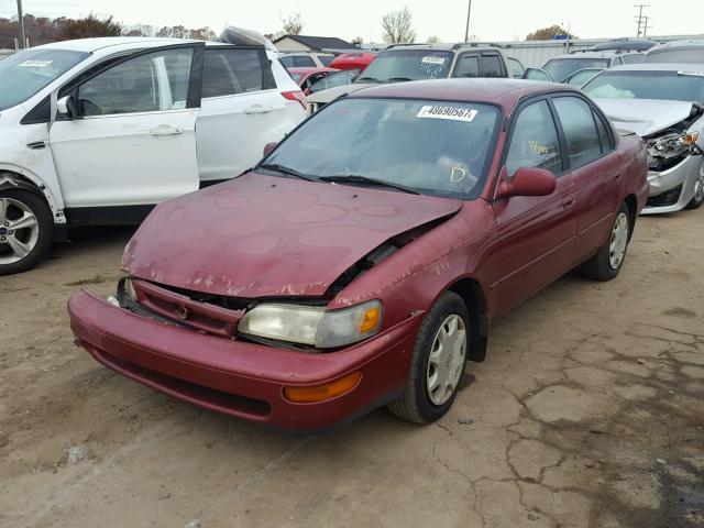 1NXBB02E2TZ464475 - 1996 TOYOTA COROLLA DX RED photo 2