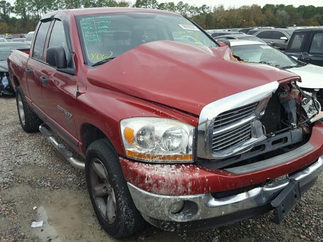 1D7HA18N26S609289 - 2006 DODGE RAM 1500 S RED photo 1