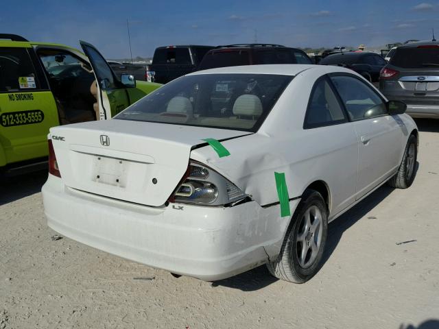 1HGEM21533L077661 - 2003 HONDA CIVIC LX WHITE photo 4