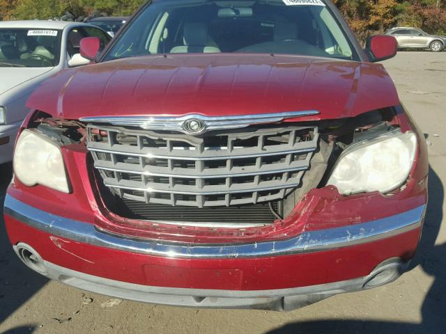 2A8GM68XX7R254220 - 2007 CHRYSLER PACIFICA T RED photo 9