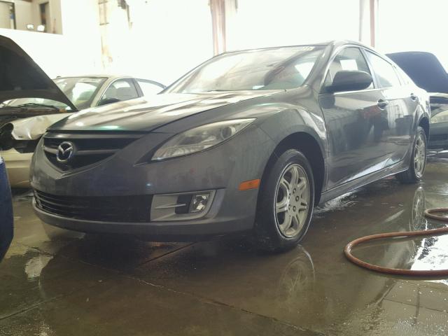 1YVHZ8CH5A5M14026 - 2010 MAZDA 6 I GRAY photo 2