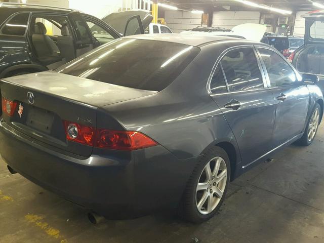 JH4CL95814C013768 - 2004 ACURA TSX GRAY photo 4