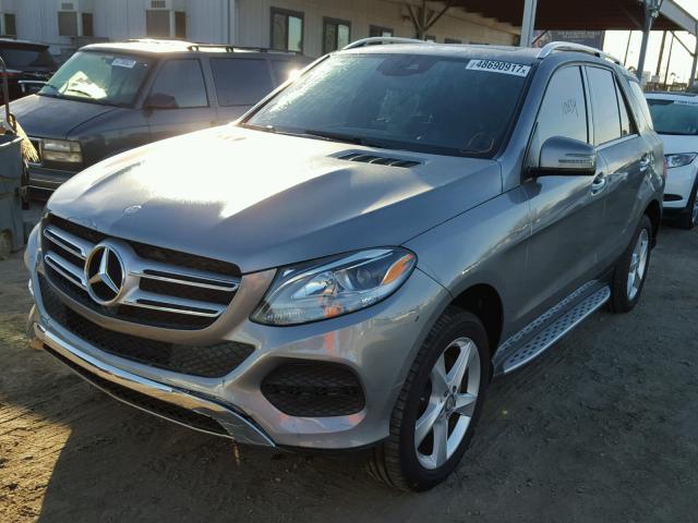 4JGDA5HB7GA778491 - 2016 MERCEDES-BENZ GLE 350 4M GRAY photo 2