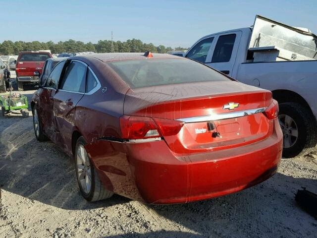 2G1115SL7E9150313 - 2014 CHEVROLET IMPALA LT RED photo 3