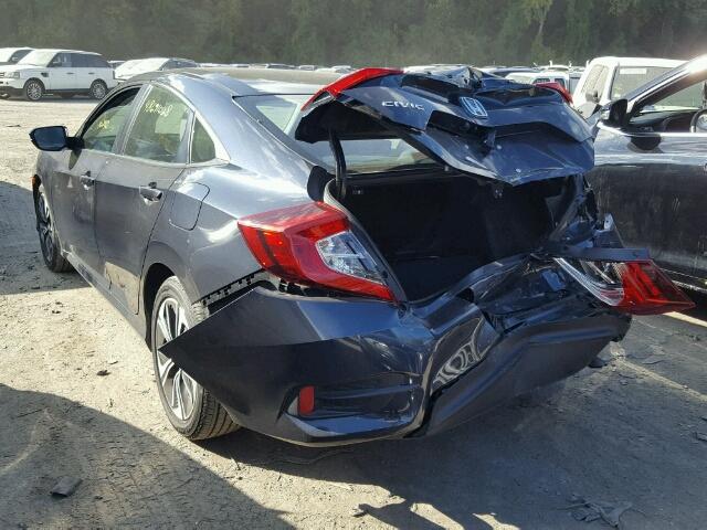 2HGFC1F7XJH643319 - 2018 HONDA CIVIC EXL 蓝色 照片 3