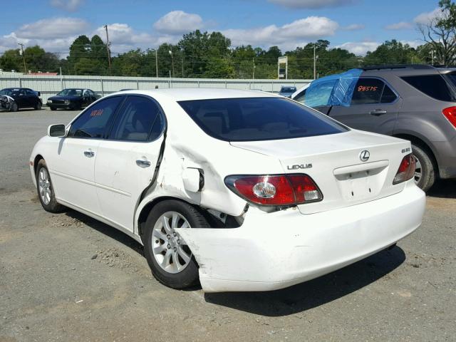 JTHBF30G830087820 - 2003 LEXUS ES 300 WHITE photo 3