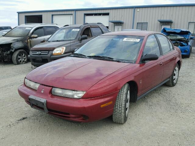 1G8ZK5278XZ298306 - 1999 SATURN SL2 MAROON photo 2