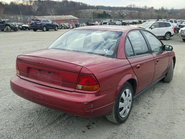 1G8ZK5278XZ298306 - 1999 SATURN SL2 MAROON photo 4