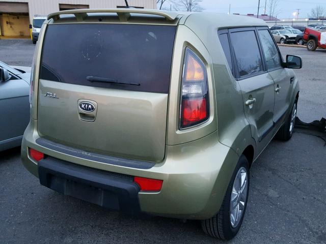 KNDJT2A27B7223928 - 2011 KIA SOUL + GREEN photo 4