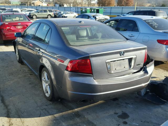 19UUA66216A066832 - 2006 ACURA 3.2TL GRAY photo 3