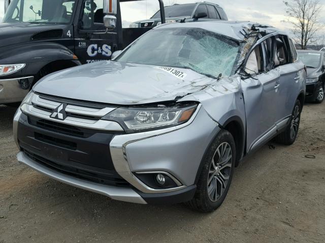 JA4JZ4AX5GZ038210 - 2016 MITSUBISHI OUTLANDER SILVER photo 2