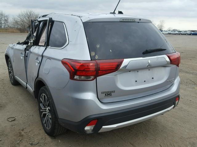 JA4JZ4AX5GZ038210 - 2016 MITSUBISHI OUTLANDER SILVER photo 3