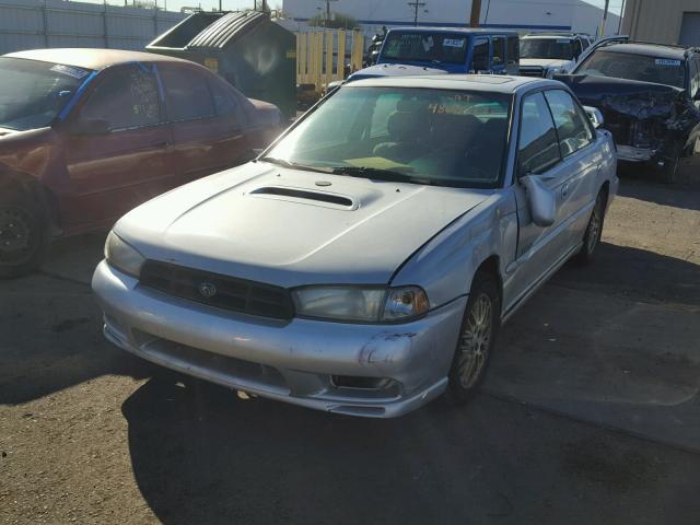 4S3BD6757X7263377 - 1999 SUBARU LEGACY GT SILVER photo 2