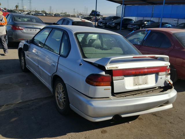 4S3BD6757X7263377 - 1999 SUBARU LEGACY GT SILVER photo 3