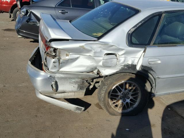 4S3BD6757X7263377 - 1999 SUBARU LEGACY GT SILVER photo 9