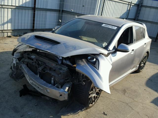 JM1BL1L44C1523282 - 2012 MAZDA SPEED 3 SILVER photo 2