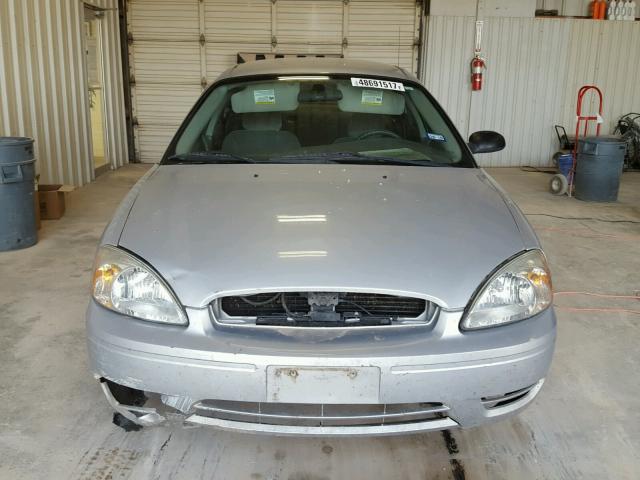 1FAFP53U96A166690 - 2006 FORD TAURUS SE SILVER photo 9