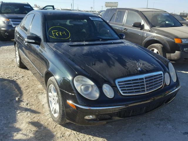 WDBUF65J45A643441 - 2005 MERCEDES-BENZ E 320 BLACK photo 1