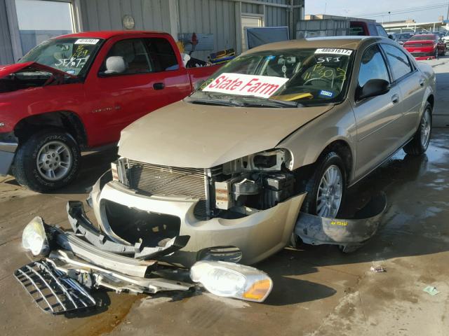 1C3EL46X46N274617 - 2006 CHRYSLER SEBRING BEIGE photo 2