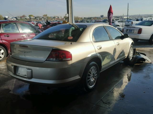 1C3EL46X46N274617 - 2006 CHRYSLER SEBRING BEIGE photo 4