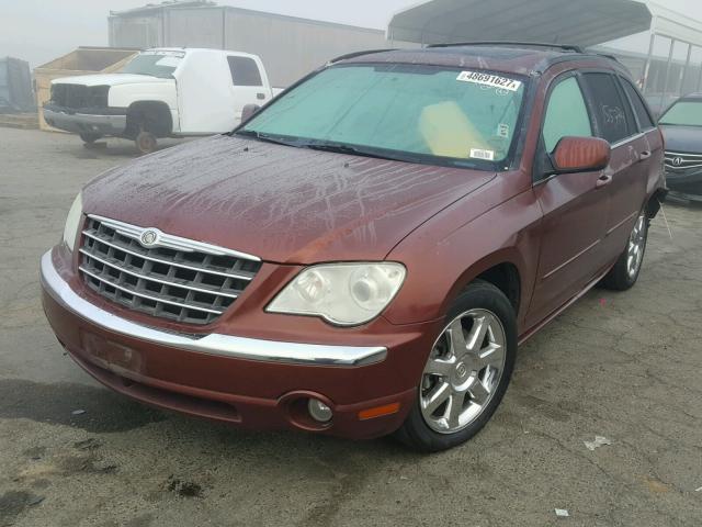 2A8GM78X37R197154 - 2007 CHRYSLER PACIFICA L MAROON photo 2